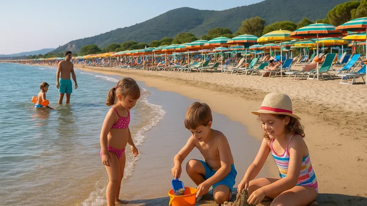 Spiaggia con bambini piccoli: come valutare fondale, accessi e servizi