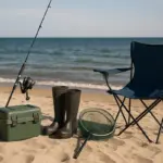 Cosa serve davvero per una giornata di pesca in mare dalla spiaggia? L’equipaggiamento che non può mancare