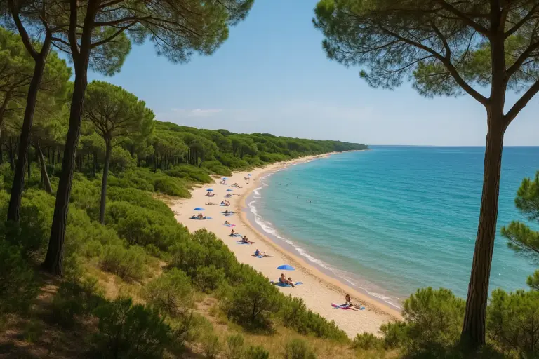 Dove andare in spiaggia senza rinunciare al verde? Località costiere con pineta per chi cerca natura e mare