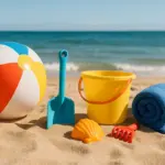 Giocattoli e giochi da spiaggia pratici per bambini: Che cosa portare davvero per divertirsi senza fatica