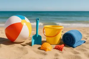 Giocattoli e giochi da spiaggia pratici per bambini: Che cosa portare davvero per divertirsi senza fatica
