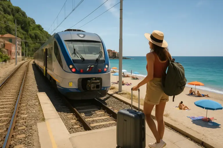 Spiagge raggiungibili in treno nelle principali regioni italiane: Viaggia leggero e arriva direttamente in riva al mare