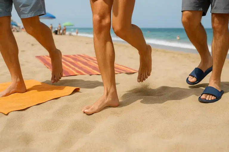 Soluzioni contro la sabbia bollente sulle spiagge italiane: Trucchi pratici per non scottarsi i piedi