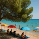 Spiagge con refrigerio naturale in piena estate: Trovare ombra senza dover arrivare all’alba