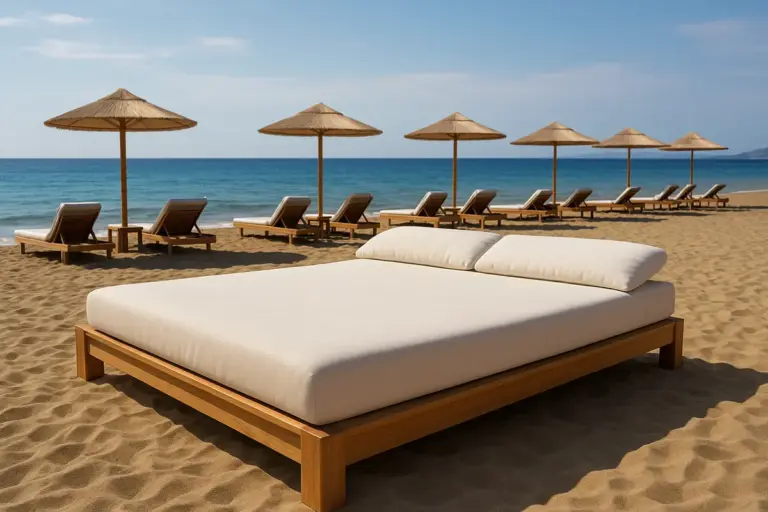 Dove trovare lettini extra-large in spiaggia? La comodità extra per chi cerca vero relax