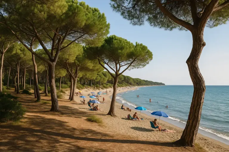 Le spiagge con pineta in Italia: Perché offrono ombra naturale ed esperienza diversa dal solito