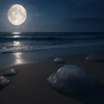 Meduse a riva nei giorni di luna piena: leggenda dei bagnanti o verità? Cosa dice la scienza