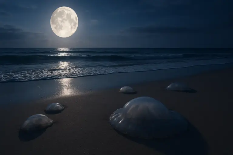 Meduse a riva nei giorni di luna piena: leggenda dei bagnanti o verità? Cosa dice la scienza