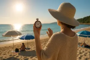 L’ora giusta per la spiaggia ad agosto: il calcolo che evita folla e scottature