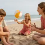 Giochi in spiaggia per bambini timidi: come farli aprire con attività semplici