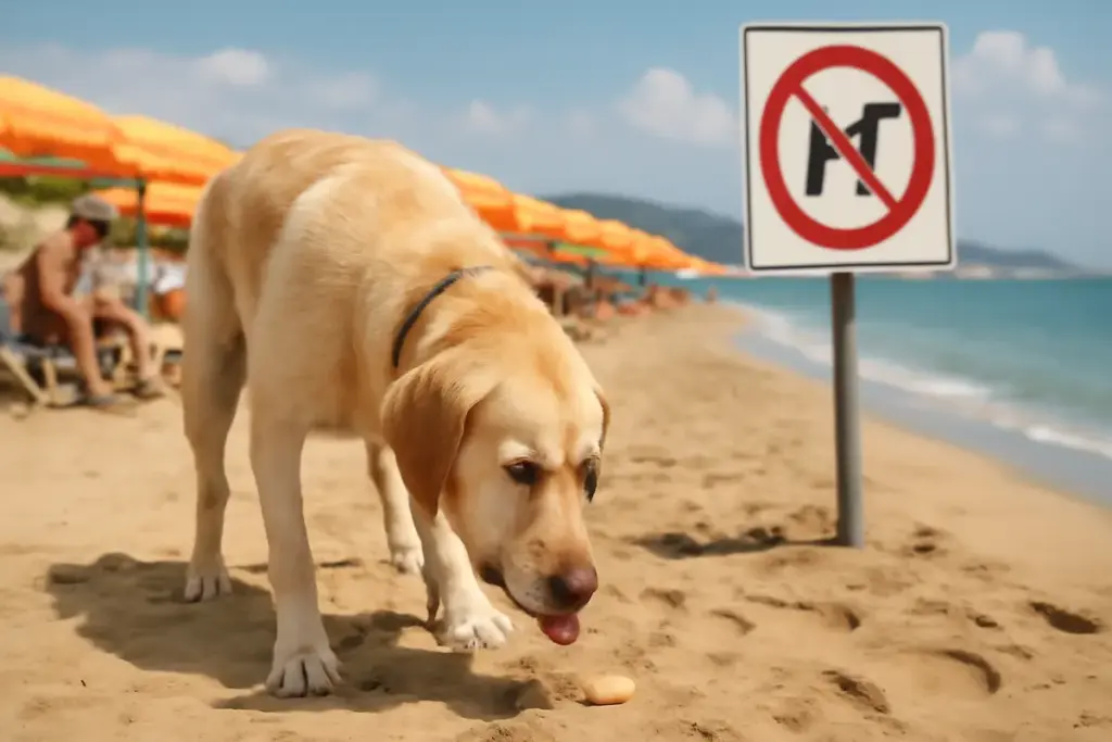 Cani in spiaggia in Italia: il comportamento sbagliato che fa scattare il divieto