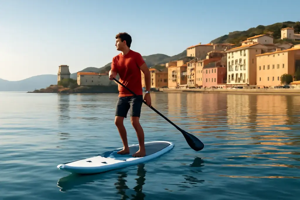Stand up paddle sulle coste italiane: i tratti di mare piatti che fanno la differenza