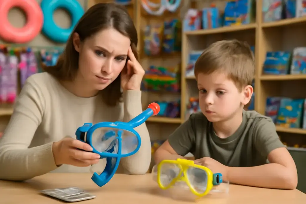 Maschera e boccaglio per bambini: come sceglierla senza sprecare soldi