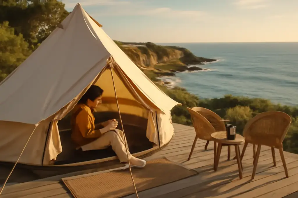 Pernottare in tenda glamping sulla costa: i siti dove l’esperienza supera l’hotel