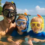 Snorkeling con bambini piccoli: l’età giusta e i siti adatti al primo tentativo