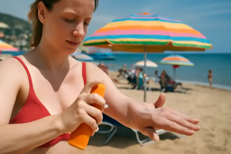 Crema solare spray sulle spiagge italiane: come applicarla senza sprecarla