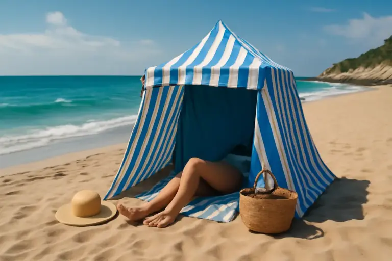 Tenda da spiaggia in Italia: quando ripara davvero dal vento e dal sole
