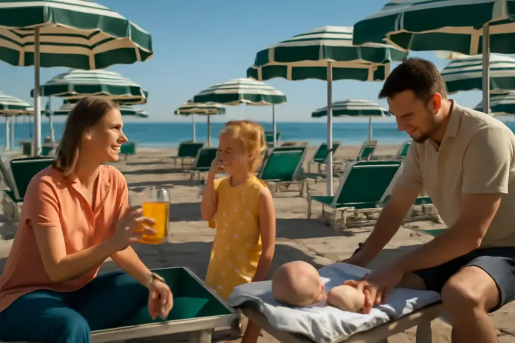 Lidi per famiglie sul mare italiano: i comfort nascosti che cambiano la giornata