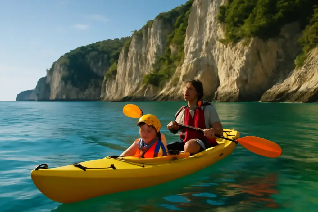 Escursioni in kayak con bambini in Italia: i tratti di costa adatti davvero