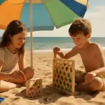 Giochi in spiaggia sotto l’ombrellone: idee per le ore più calde della giornata