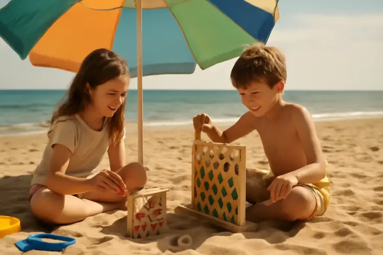 Giochi in spiaggia sotto l’ombrellone: idee per le ore più calde della giornata