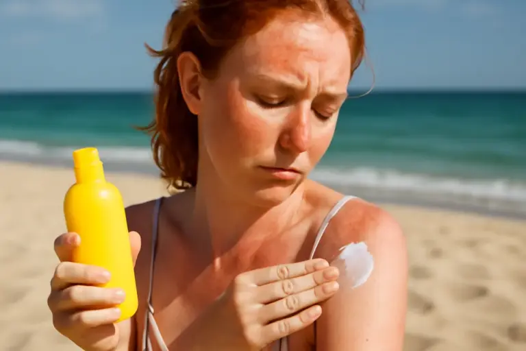 Pelle sensibile al sole in spiaggia: i filtri che proteggono senza irritare